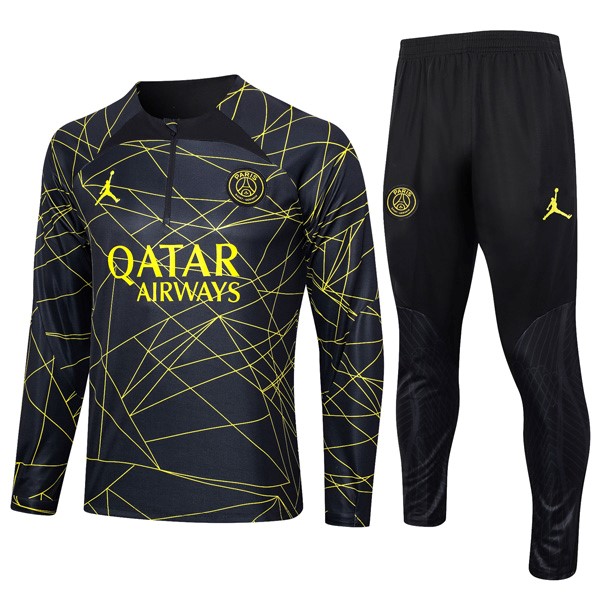 Sudadera De Training PSG 2024 Negro Amarillo